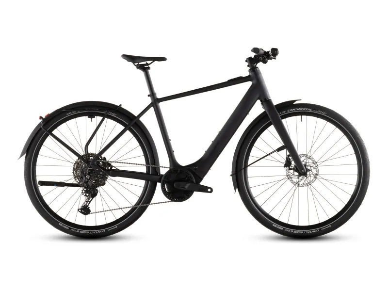 Cube Editor Hybrid Pro 400X FE in coal´n´prism (Schwarz/Anthrazit) – Seitenansicht rechts, Diamant