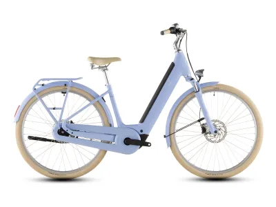 Cube Aruba Hybrid 600 in blueblossom´n´creme (Pastellblau/Creme) – Seitenansicht rechts
