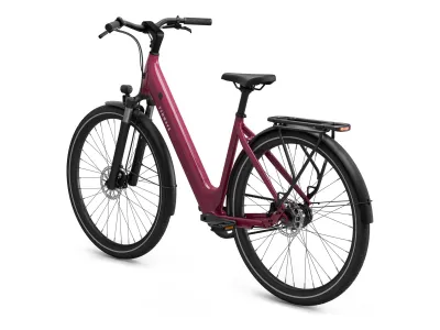 Tenways CGO800S in Wild Berry (Beerenrot) – 3/4-Ansicht hinten