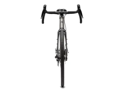 Merida eSILEX 400 in Gunmetal Grey (Black) – Dunkelgrau mit Schwarz – Frontansicht