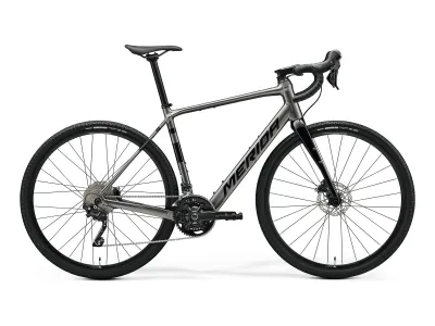 Merida eSILEX 400 in Gunmetal Grey (Black) – Dunkelgrau mit Schwarz – Seitenansicht rechts