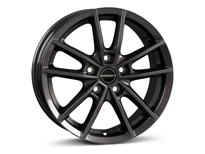 Borbet W mistral anthracite glossy – 3/4-Ansicht