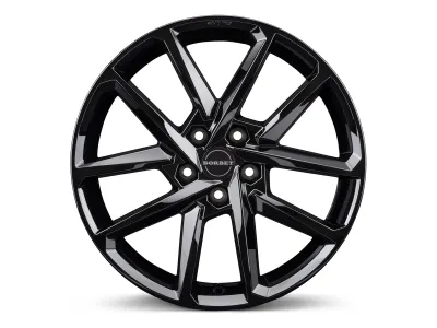 Borbet N black glossy – Felge frontal