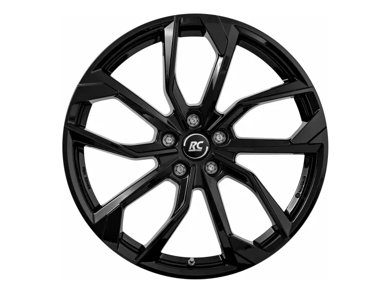 RC-Design RC34 Schwarz Glanz – Felge frontal