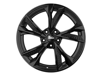 MAM RS6 black painted – Felge frontal