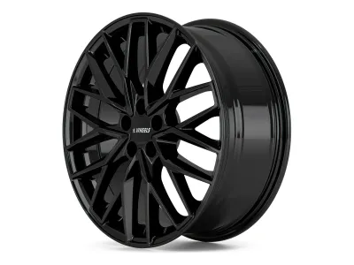 itWheels XANA gloss black – Seitliche Ansicht mit Felgenbett