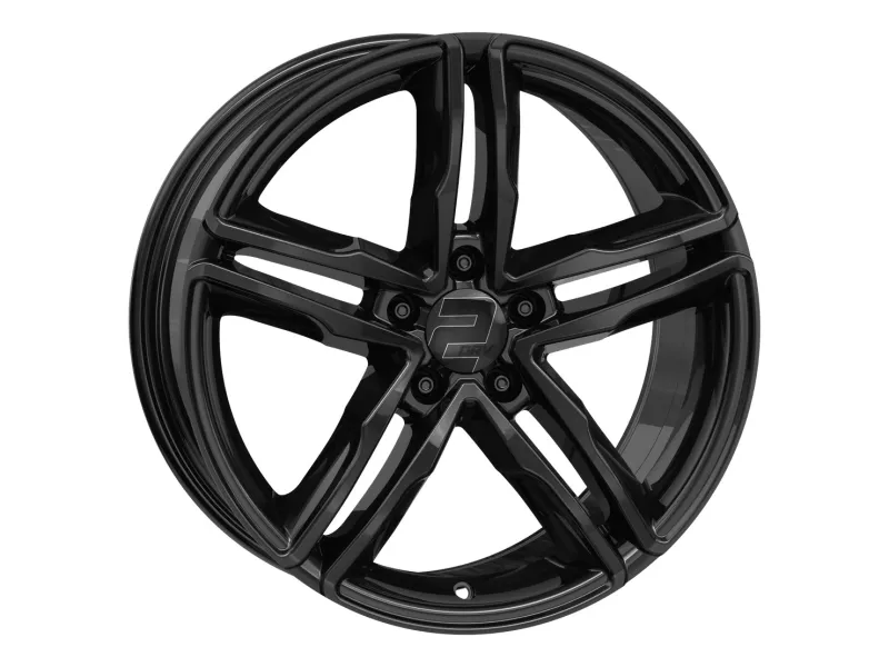 2DRV WH11 schwarz glänzend lackiert – 3/4-Ansicht